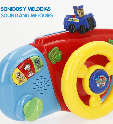 Set of four Paw Patrol stroller steering wheels for baby toys, measuring 26x16x7 cm, suitable for young children’s play.