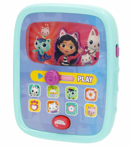 Six Gabby's Dollhouse toy phones for babies, colorful and small, designed for young children to play and learn.