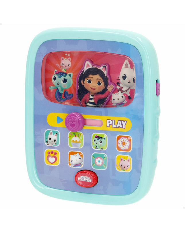 Six Gabby's Dollhouse toy phones for babies, colorful and small, designed for young children to play and learn.