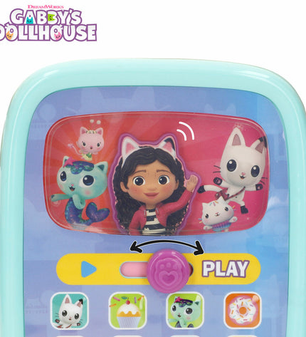 Set of six Gabby's Dollhouse baby toy phones for young children, colorful and playful learning toys for toddlers