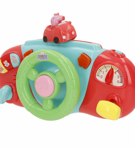 Set of four Peppa Pig stroller handles for toy baby wagons, measuring 26x17x7 cm, designed for young children’s play.