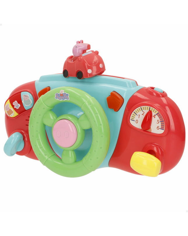 Set of four Peppa Pig stroller handles for toy baby wagons, measuring 26x17x7 cm, designed for young children’s play.