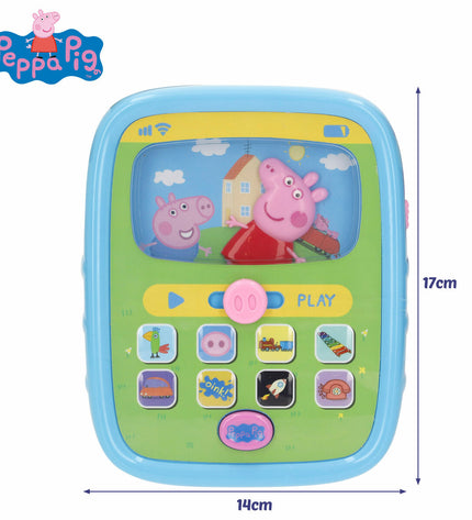 Six Peppa Pig baby learning phones, colorful educational toys for young children, featuring Peppa Pig characters for early development.