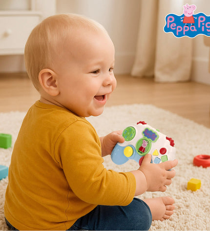Set of four Peppa Pig baby learning phones, 15x11x5 cm, colorful toy phones for young children featuring Peppa Pig characters.