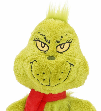 Four The Grinch plush toys in red polyester, soft stuffed toys from the Speelgoed en games category, featuring the iconic character.
