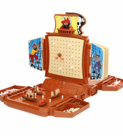 Colorbaby Zeeslag Spel set with six colorful game pieces for fun, strategic gameplay in the speelgoed en games category.