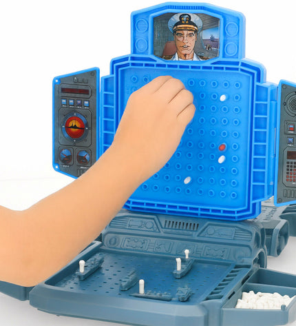 Colorbaby Zeeslag Spel set with six colorful plastic game pieces for children’s educational and fun game activities.