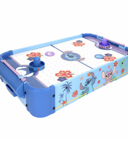 Set of two Stitch-themed hockey tables, 53x9x31 cm, ideal for kids' toys and games, featuring colorful Stitch design.