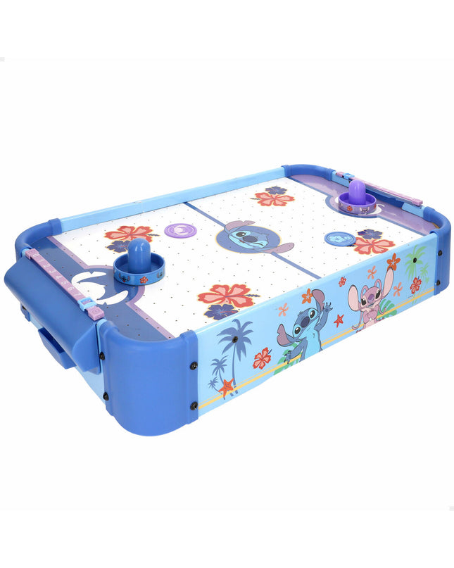 Set of two Stitch-themed hockey tables, 53x9x31 cm, ideal for kids' toys and games, featuring colorful Stitch design.