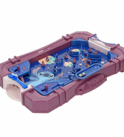 Four Stitch-themed pinball game accessories featuring playful Stitch designs, perfect for fun and collectible gaming accessories.