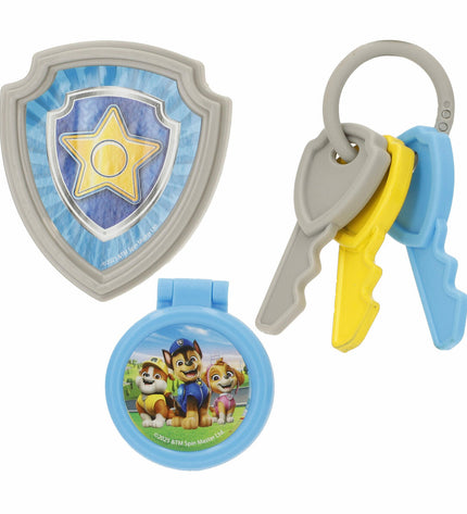 Plastic Paw Patrol playset measuring 16x14x9 cm with figures and accessories for imaginative play.