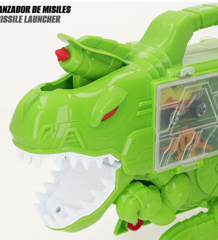 Teamsterz dinosaur vehicle playset with four colorful toy vehicles for children, part of the speelgoed en games collection.