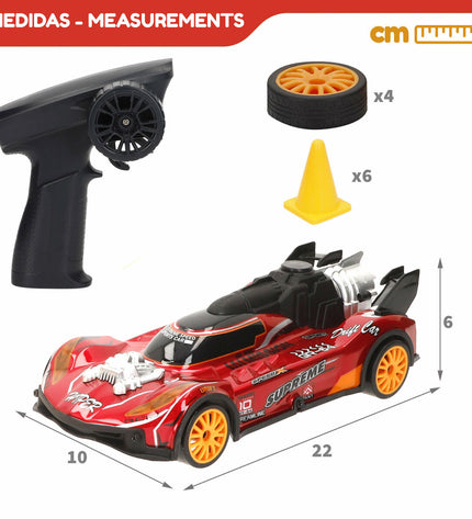 Four Speed & Go remote-controlled police cars, toy vehicles with detailed police design on a white background.