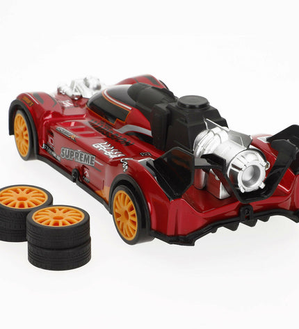Four Speed & Go remote-controlled police cars with speed and play features, shown in a close-up image.