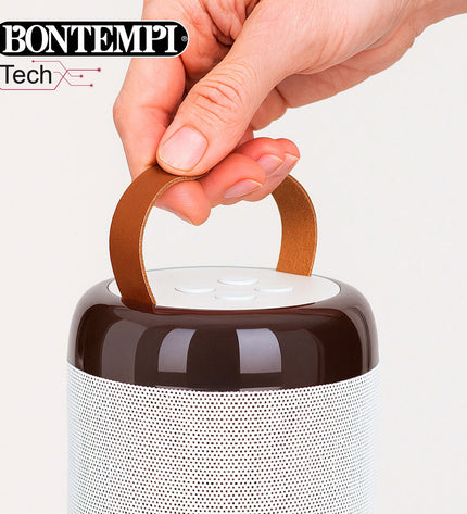 Two Bontempi electronic toy speakers with colorful karaoke microphones, designed for kids' play and singing fun.
