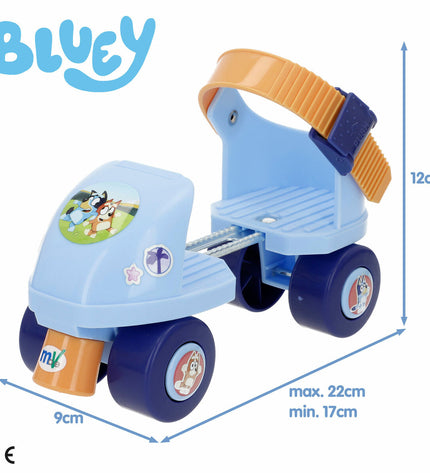 Bluey blue kids' skate shoes in size 32-36, suitable for play and outdoor activities, with a sporty design.