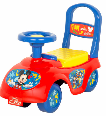 Two Mickey Mouse-themed toys, 43x37x21 cm, suitable for outdoor play, featuring classic Mickey Mouse design in bright colors.