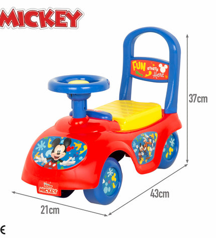 Pair of Mickey Mouse plush toys, 43x37x21 cm, soft stuffed figures from the Disney Mickey Mouse collection, suitable for kids.