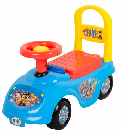 Two Paw Patrol-themed toy balls from Loopauto, measuring 43x37x21 cm, designed for outdoor play and sports activities.