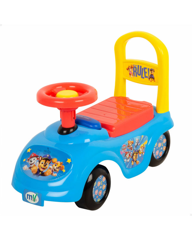 Two Paw Patrol-themed toy balls from Loopauto, measuring 43x37x21 cm, designed for outdoor play and sports activities.