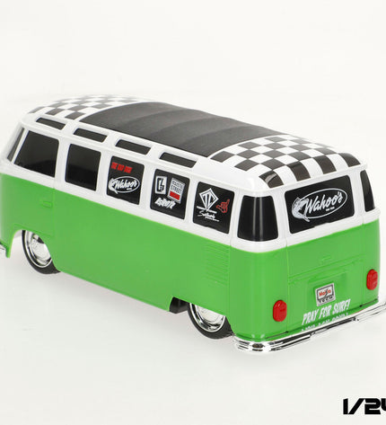Set of four Volkswagen police car toys with remote control, measuring 20 x 8 x 9 cm, suitable for children.