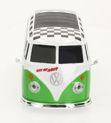 Set of four Volkswagen police car toys with remote control, each measuring 20x8x9 cm, for children’s play and vehicle games.