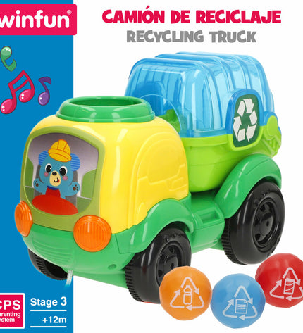 Set of four Winfun baby soft toys measuring 25x17x12 cm, designed for young children’s play and sensory development.