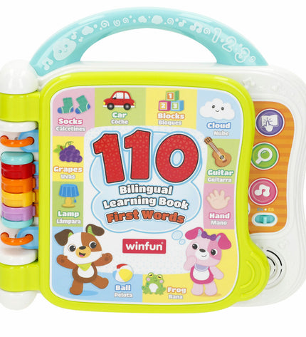 Set of four Winfun interactive children's books with colorful illustrations, suitable for play and early learning activities.