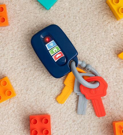Set of six PlayGo toy phones, 7x11x2 cm, colorful imitation phones for kids, ideal for pretend play and imaginative games.