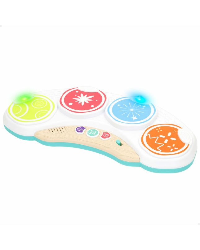 Set of four PlayGo baby musical toys, colorful and small, measuring 33x15x5 cm, designed for young children’s play and development.