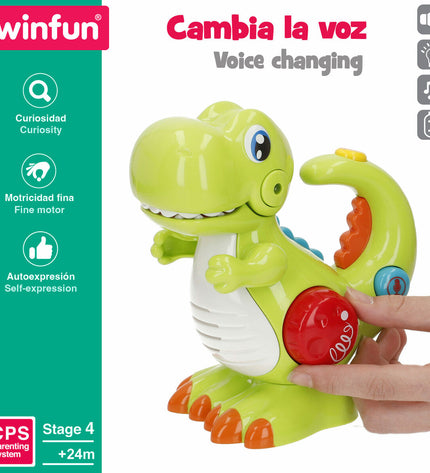 Set of 12 Winfun interactive baby toys, colorful soft toys measuring 15x16x9 cm each, designed for young children.