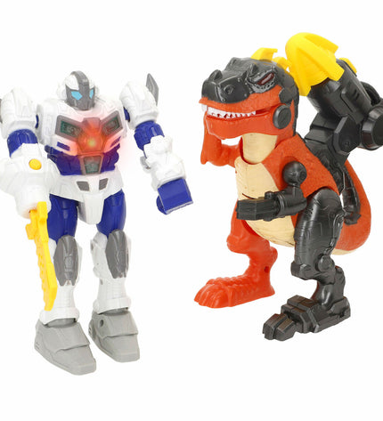 Set of four HappyLine Transformers action figures, 20x20x8 cm, featuring colorful robot toys for play and display.