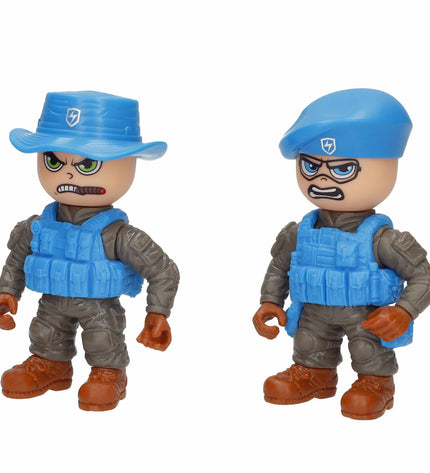 Colorbaby playset with six small colorful plastic figures, 5x8x4 cm, for children's toys and action figure play.