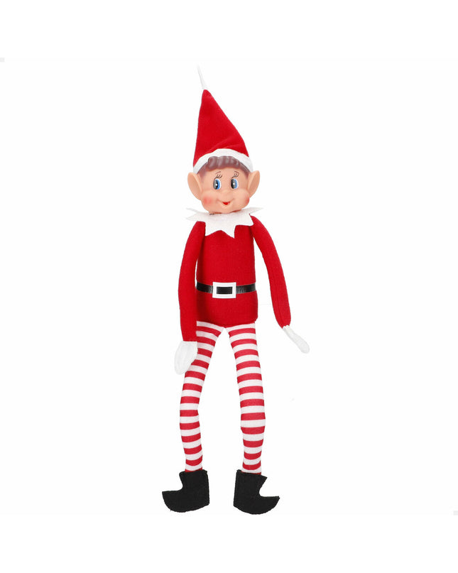 Set of 24 Elves Behavin' Badly Elfie soft toys from Elves Behavin' Badly, featuring playful elf characters in colorful costumes.