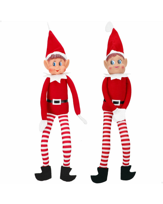 Set of six Elves Behavin' Badly Ondeugende Elf plush toys, soft and playful elf characters from Elves Behavin' Badly collection.