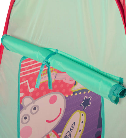 Set of 12 Peppa Pig camping tents, 75x90x75 cm, outdoor play and toy tents featuring Peppa Pig characters for kids' outdoor fun.