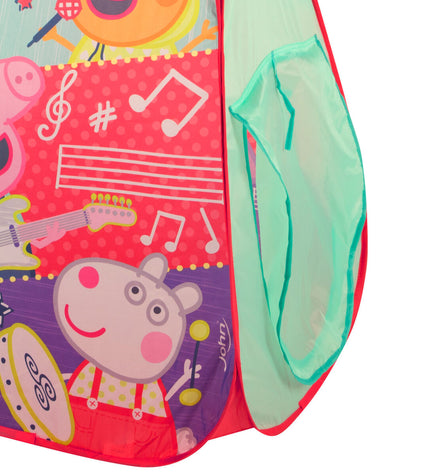 Set of 12 Peppa Pig camping tents, 75x90x75 cm, colorful outdoor play tents for children, featuring Peppa Pig design.