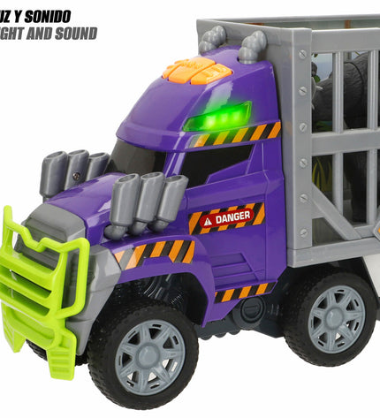 Pair of Teamsterz toy trucks, 40x19x11 cm, colorful plastic vehicles for children, part of the speelgoed en games vehicle collection.
