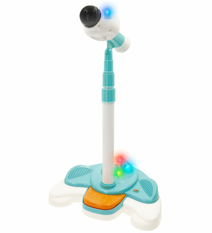 Winfun karaoke microphones, set of 2, colorful electronic toy microphones for kids' singing and play.
