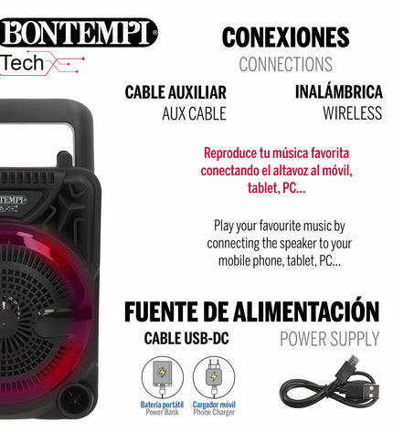 Bontempi karaoke microphone and speaker set with 12 colorful electronic toy microphones for kids' play and entertainment.