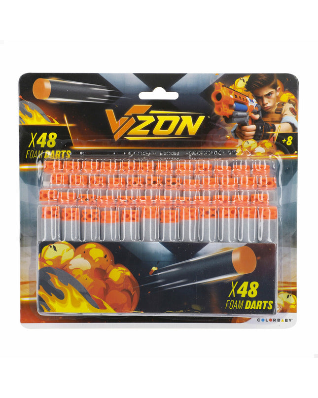 Colorbaby V-ZONE darts toy set with colorful darts for outdoor games and play, ideal for children and active fun.
