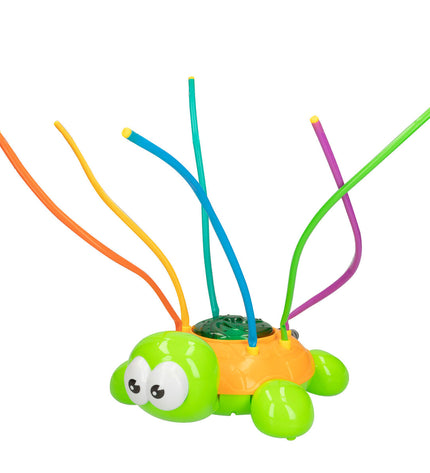 Set of six Colorbaby plastic watersproeiers for outdoor play, measuring 28 x 9 x 20 cm each, ideal for kids' water games.