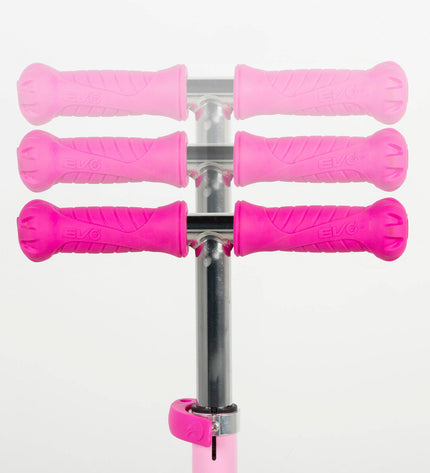 Pair of EVO Step EVO outdoor sports and playground equipment in bright colors for active play and exercise.