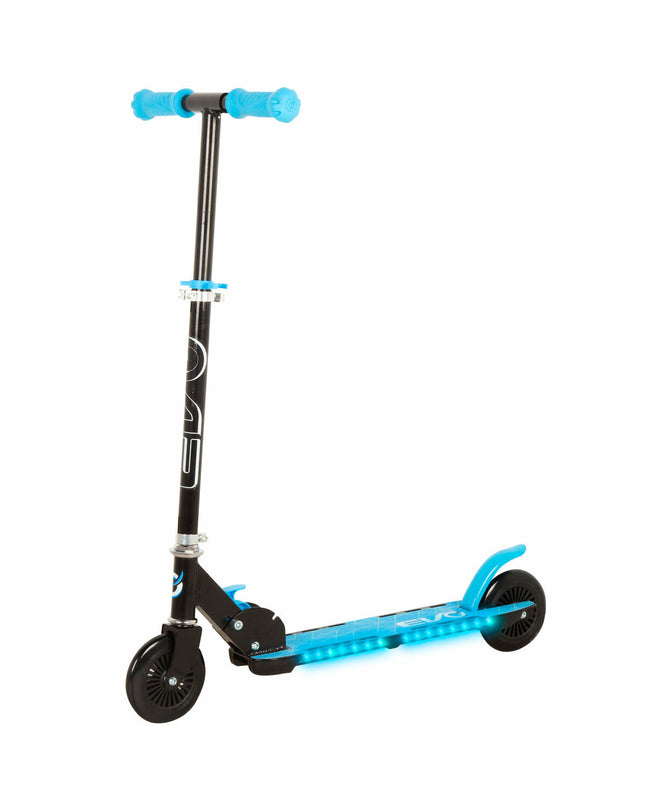 Pair of EVO Step EVO outdoor toys for sports and outdoor play, shown in vibrant colors on a grassy surface.
