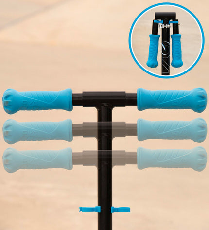 Pair of EVO Step EVO toys for outdoor play, featuring colorful designs and sturdy construction for active children.