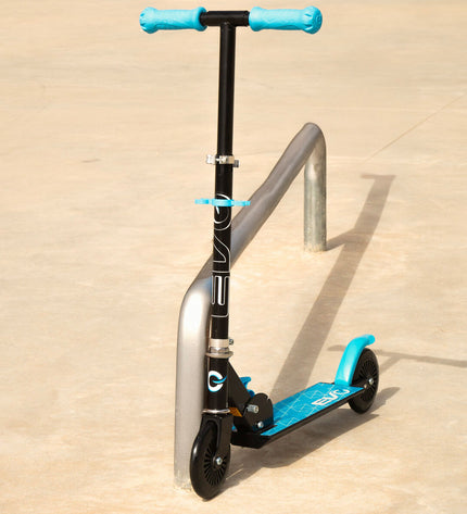 Pair of EVO Step EVO toys designed for outdoor play and sports, featuring bright colors and sturdy construction.