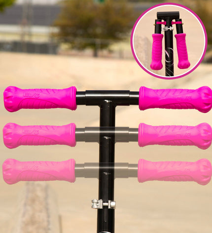 Two EVO Step EVO toys for outdoor play, featuring bright colors and durable plastic construction suitable for kids' sports activities