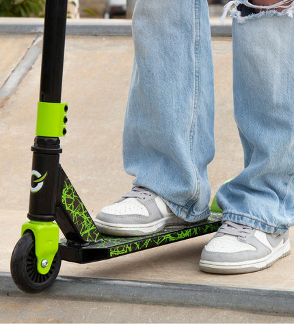 Two EVO Step EVO outdoor play and sports toys, lightweight plastic steps for children, shown in a close-up image.
