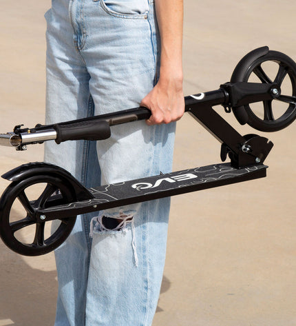 Two EVO Step EVO toys for outdoor sports and play, shown in a vibrant, colorful design ideal for active outdoor fun.