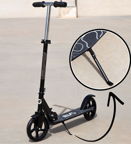 Pair of EVO Step EVO outdoor sports and play equipment, featuring black and yellow steps for active outdoor fun.